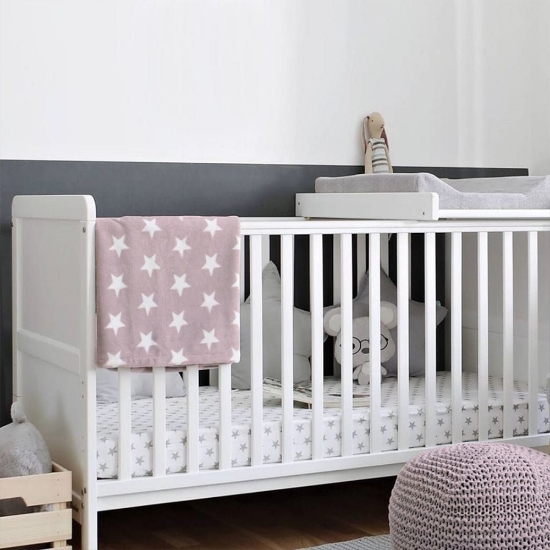 Slika Krevetić 2u1 Classic Cot 70x140 cm White - Woodies