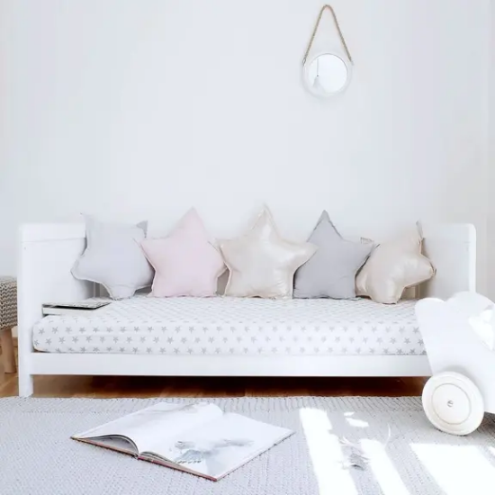 Slika Krevetić 2u1 Classic Cot 70x140 cm White - Woodies