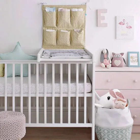 Slika Podloga za previjanje za krevetić white - Woodies