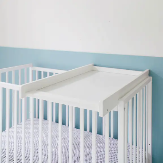 Slika Podloga za previjanje za krevetić white - Woodies