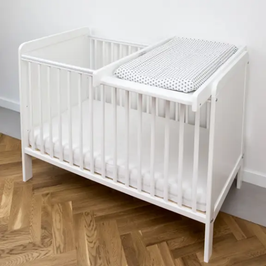 Slika Podloga za previjanje za krevetić white - Woodies