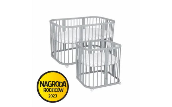 Slika Krevetić 7u1 s madracem GREY - Waldin