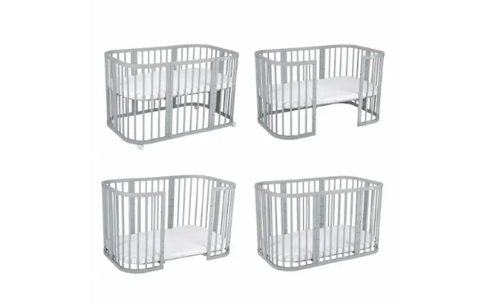 Slika Krevetić 7u1 s madracem GREY - Waldin