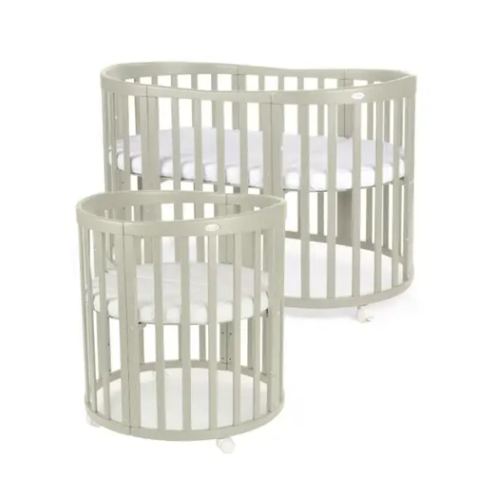 Slika Oval krevetić 7u1 s madracem OLIVE - Waldin