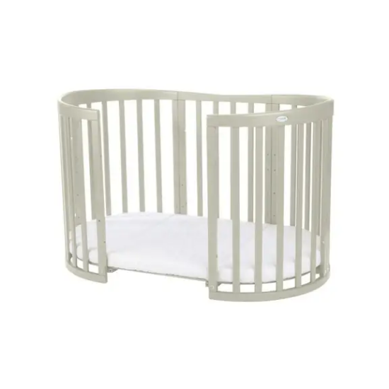 Slika Oval krevetić 7u1 s madracem OLIVE - Waldin