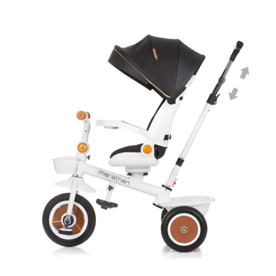 Slika Tricikl Marathon - Black/White Chipolino 