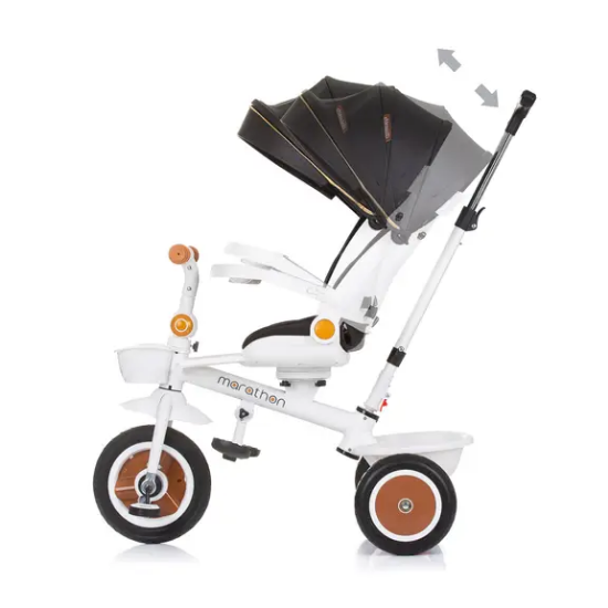 Slika Tricikl Marathon - Black/White Chipolino 