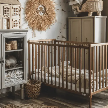 Slika Krevetić Stardust Cot vintage - Woodies