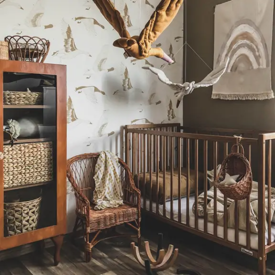 Slika Krevetić Stardust Cot vintage - Woodies