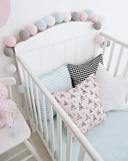 Slika Krevetić Hampton Cot 140x70 white - Woodies