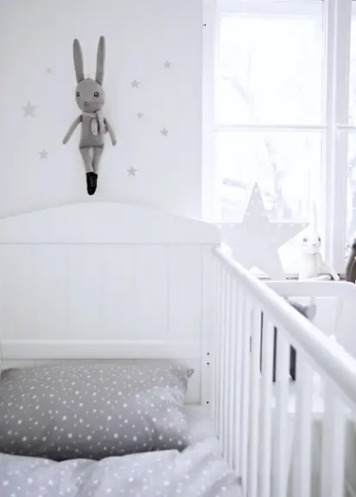 Slika Krevetić Hampton Cot 140x70 white - Woodies