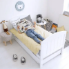 Slika Krevetić Hampton Cot 140x70 white - Woodies