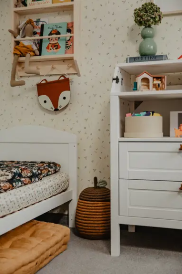 Slika Krevetić Hampton Cot 140x70 white - Woodies