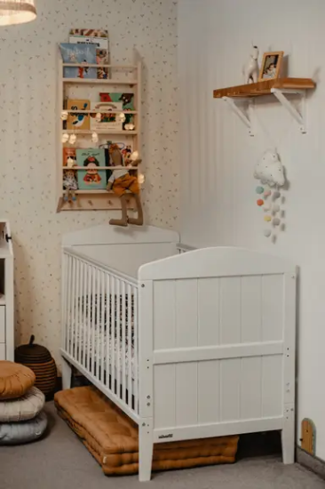 Slika Krevetić Hampton Cot 140x70 white - Woodies