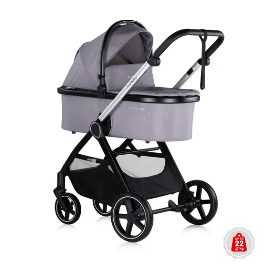 Slika Kolica 3u1 Marbella Cloud Grey Chipolino 