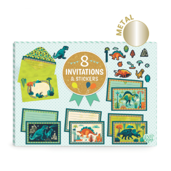Slika Dječji set pozivnica - Dino