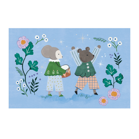 Slika Dječji set pozivnica - Životinje