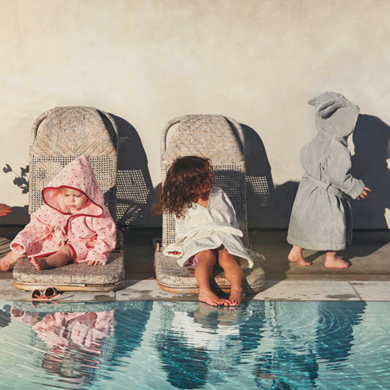 Slika Dječji ogrtač - Mineral Green