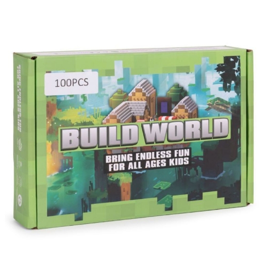 Slika Magnetni set građevinskih blokova za djecu - 100 dijelova
