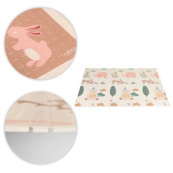 Slika Edukativna pjenasta dvostrana podloga, Šumske životinje 180x200 cm 