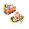 Slika Drveni set za vatrogasnu postaju, garaža s dodacima Ecotoys