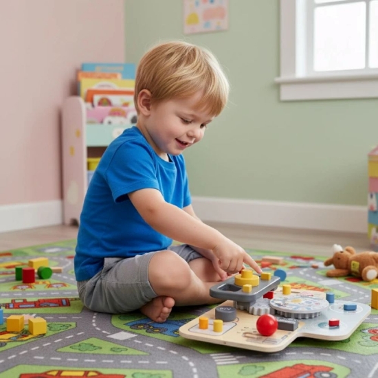 Slika Drvena upravljačka ploča volan automobila, siva