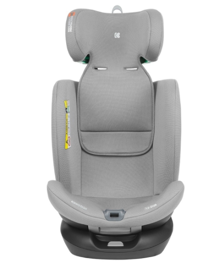 Slika Autosjedalica i-Roll i-Size, Grupa 0+, 1, 2, 3 (0-36 kg) (40-150 cm) - Light Grey Kikka Boo 