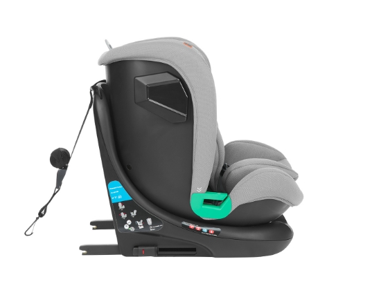 Slika Autosjedalica i-Roll i-Size, Grupa 0+, 1, 2, 3 (0-36 kg) (40-150 cm) - Light Grey Kikka Boo 