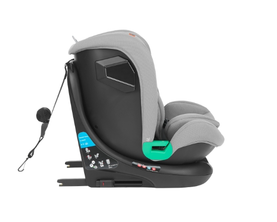 Slika Autosjedalica i-Roll i-Size, Grupa 0+, 1, 2, 3 (0-36 kg) (40-150 cm) - Light Grey Kikka Boo 