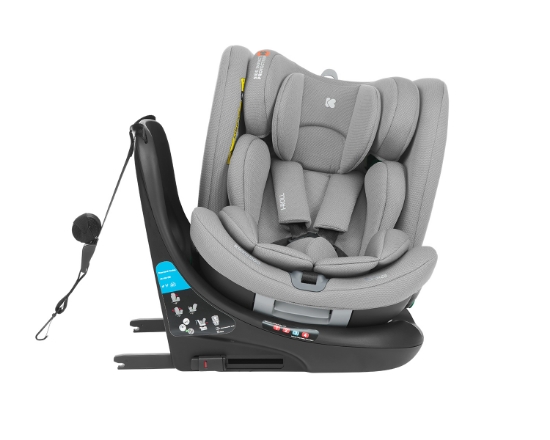 Slika Autosjedalica i-Roll i-Size, Grupa 0+, 1, 2, 3 (0-36 kg) (40-150 cm) - Light Grey Kikka Boo 