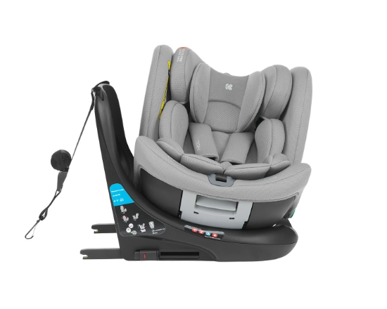 Slika Autosjedalica i-Roll i-Size, Grupa 0+, 1, 2, 3 (0-36 kg) (40-150 cm) - Light Grey Kikka Boo 