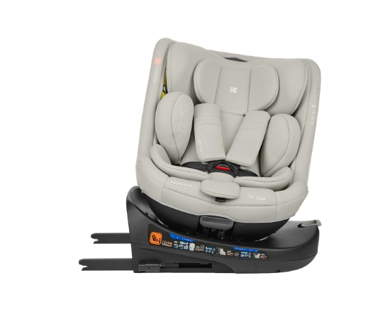 Slika Autosjedalica i-Round i-Size, Grupa 0+, 1, 2, 3 (0-36 kg) (40-150 cm) - Light Grey Kikka Boo