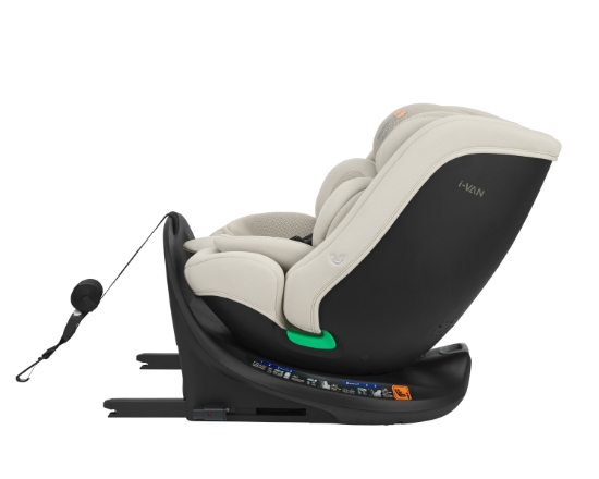 Slika Autosjedalica i-Van i-Size, Grupa 0+, 1, 2, 3 (0-36 kg) (40-150 cm) - Light Beige Kikka Boo