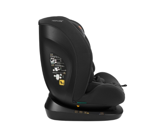 Slika  Autosjedalica i-Explore 2 i-Size, Grupa 0+, 1, 2, 3 (0-36 kg) (40-150 cm) - Black Kikka Boo