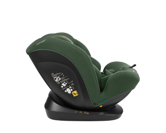 Slika Autosjedalica i-Explore 2 i-Size, Grupa 0+, 1, 2, 3 (0-36 kg) (40-150 cm) - Army Zelena Kikka Boo