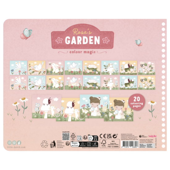 Slika Čarobna bojanka - Rosa & Friends - Little Dutch