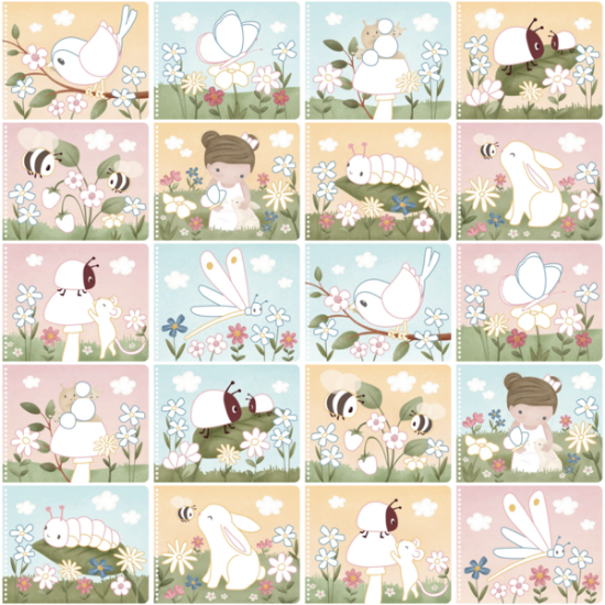 Slika Čarobna bojanka - Rosa & Friends - Little Dutch