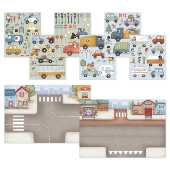 Slika Knjižica s naljepnicama Jim & Friends Little Dutch