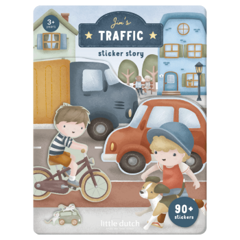 Slika Knjižica s naljepnicama Jim & Friends Little Dutch