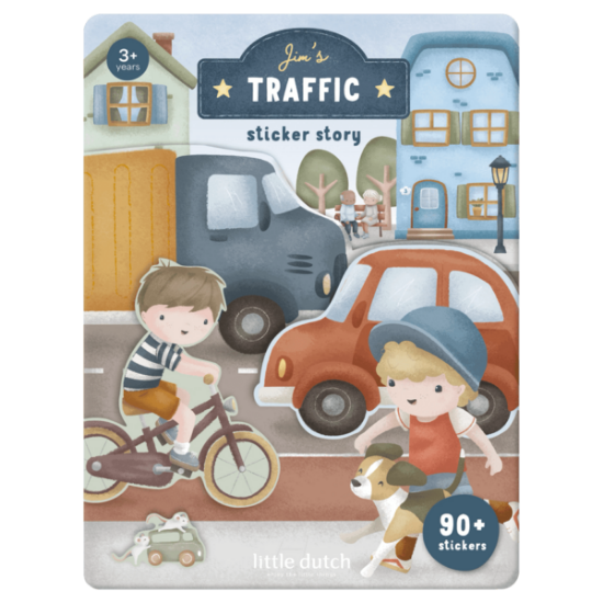 Slika Knjižica s naljepnicama Jim & Friends Little Dutch