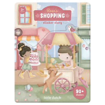 Slika Knjižica s naljepnicama Rosa & Friends Little Dutch