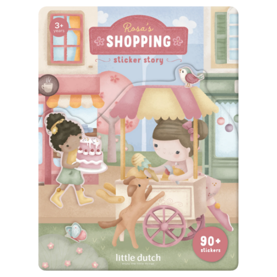 Slika Knjižica s naljepnicama Rosa & Friends Little Dutch