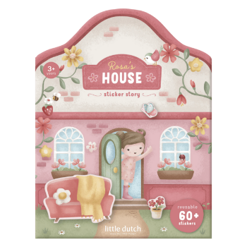 Slika Knjižica s naljepnicama za višekratnu upotrebu Rosa & Friends Little Dutch