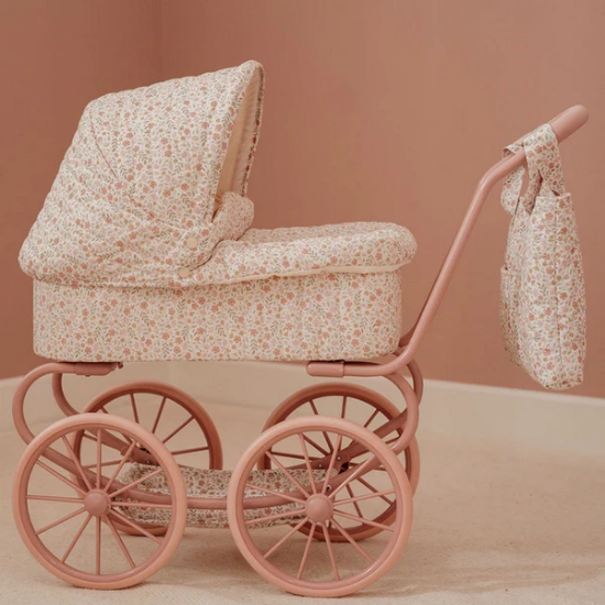 Slika Klasična kolica za lutku Soft Flowers Little Dutch