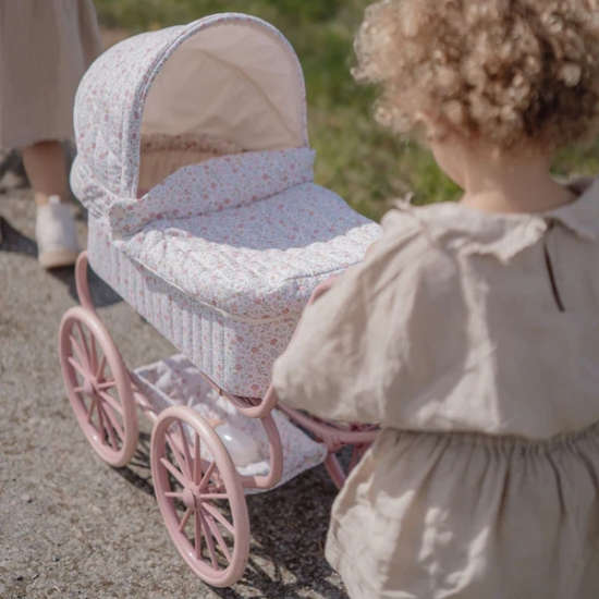 Slika Klasična kolica za lutku Soft Flowers Little Dutch