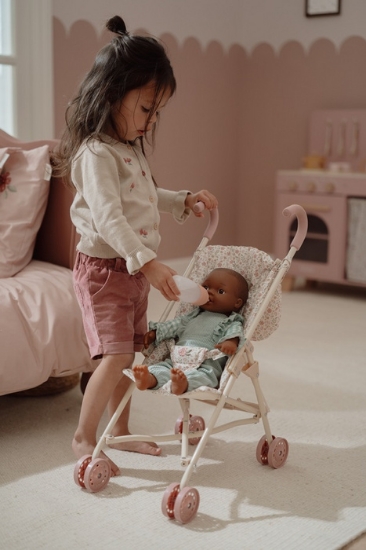 Slika Metalna Kolica za Lutku Soft Flowers Little Dutch 