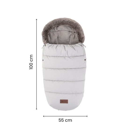 Slika Footmuff Comfy 4 u 1 zimska vreća za kolica, Veritable Khaki PETITE&amp;MARS 