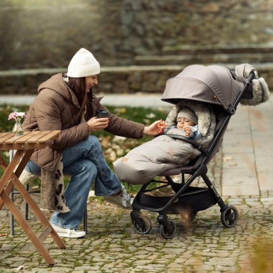 Slika Footmuff Comfy 4 u 1 zimska vreća za kolica, Mocha Mousse PETITE&amp;MARS 