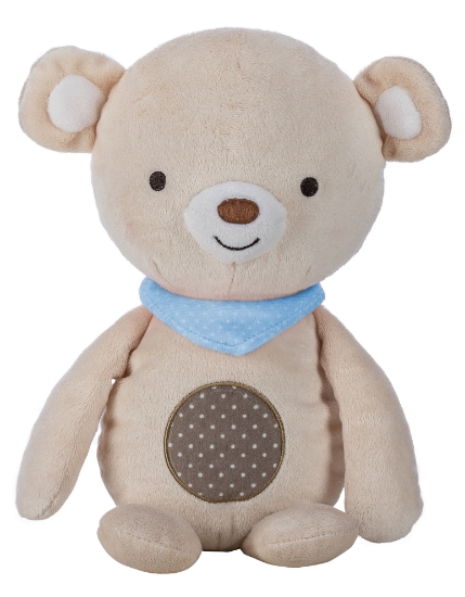 Slika Moj prvi medvjedić bež/plava, 25 cm 82375 FREE 2 PLAY 