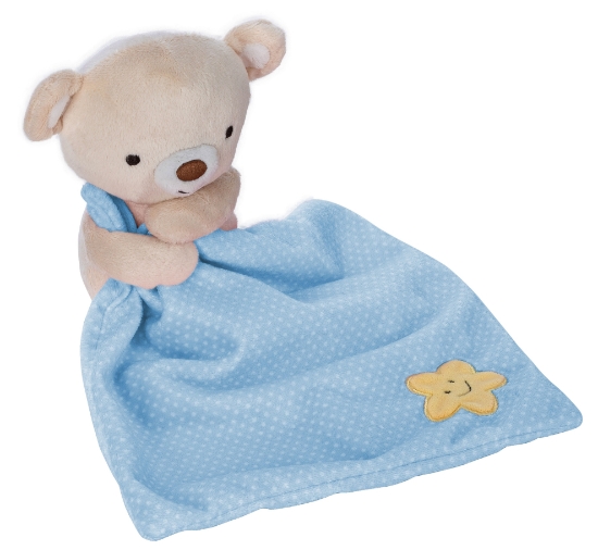 Slika Tješilica medvjedić bež/plava,16 cm, 82399 FREE 2 PLAY 